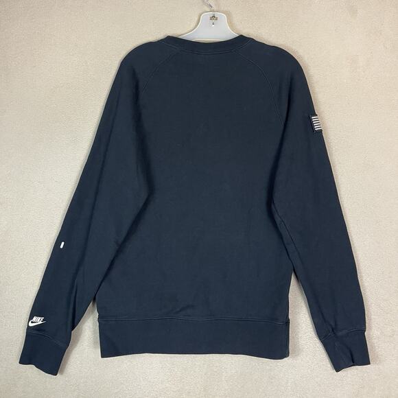 Nike Sweatshirt Mens‎ S Black USATF Crew Neck Embroidered Track & Field Pullover - Picture 10 of 11